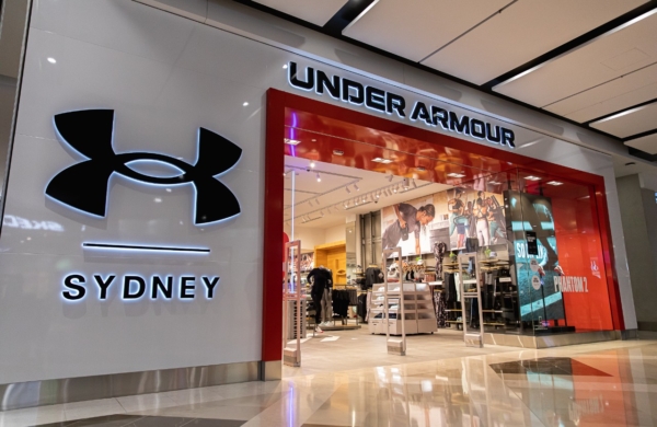 exterior of an under armour store