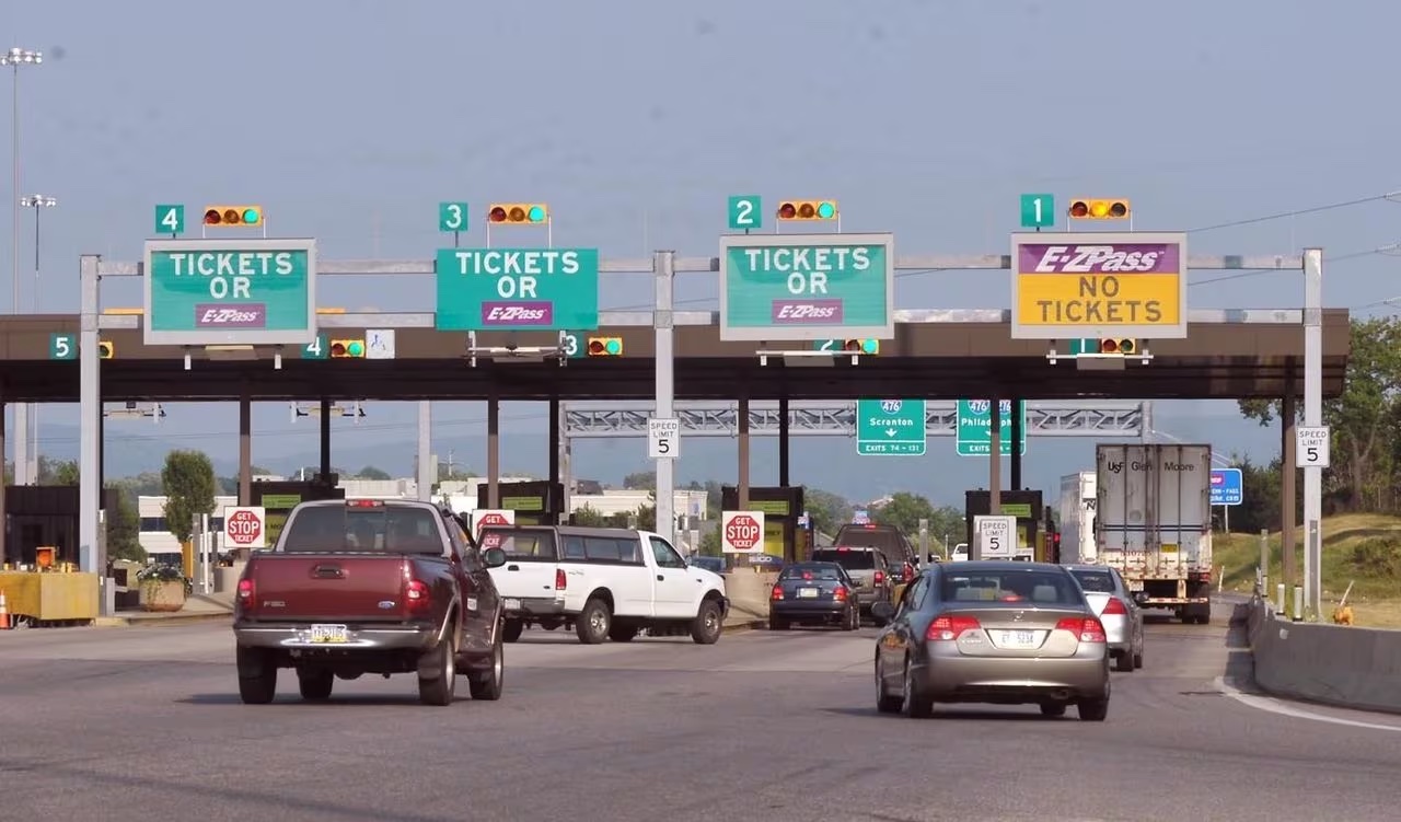 toll plaza on the turnpike